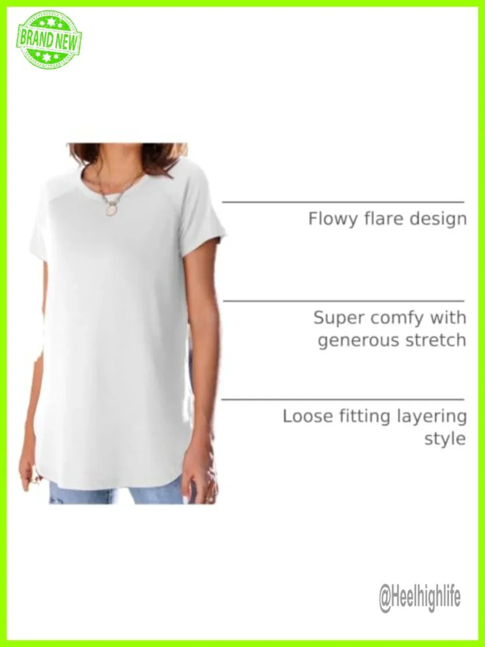 N/A casual batwing